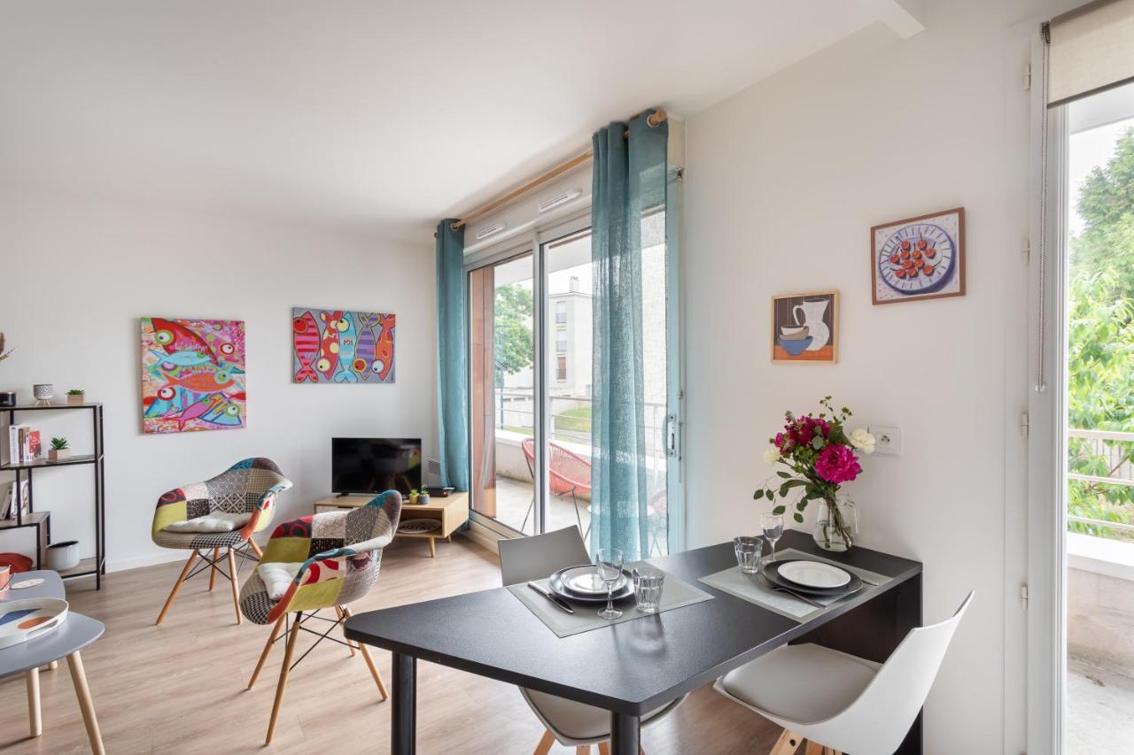 Bahibe - Balcon Et Parking Au Calme Proche Gare Apartment Rennes Luaran gambar