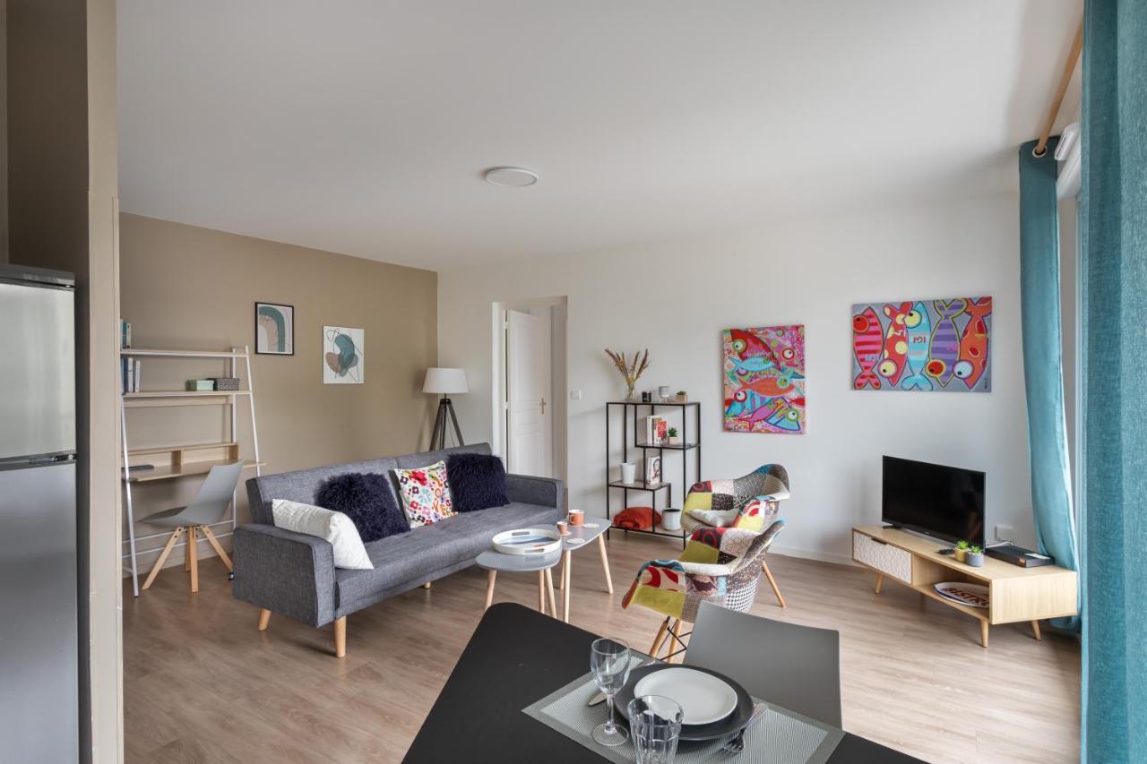 Bahibe - Balcon Et Parking Au Calme Proche Gare Apartment Rennes Luaran gambar
