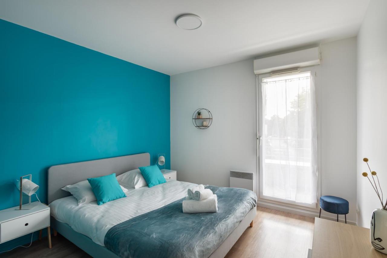 Bahibe - Balcon Et Parking Au Calme Proche Gare Apartment Rennes Luaran gambar